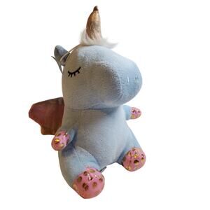 Blue Unicorn Plush - 8"